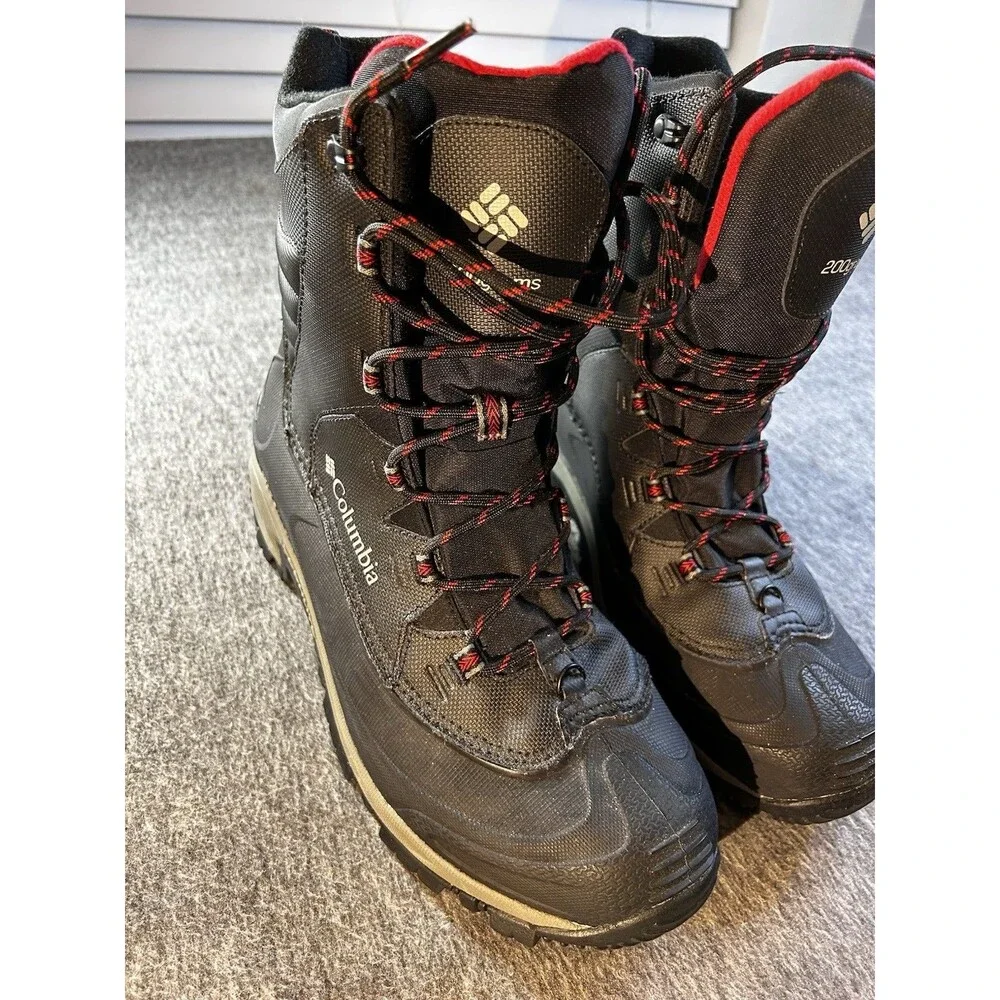 New Columbia Bugaboot III Insulated Waterproof Winter Boots Mens Size 11.5 Black